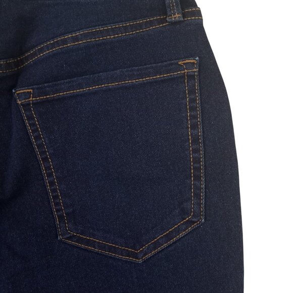 NWT No Boundaries Boot Cut Denim Jeans Womens 4 Mid Rise Dark Wash Stretch - Picture 4 of 7